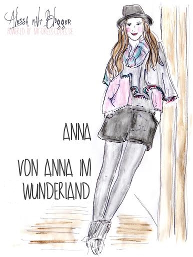 Allessa malt Blogger Anna im Wunderland